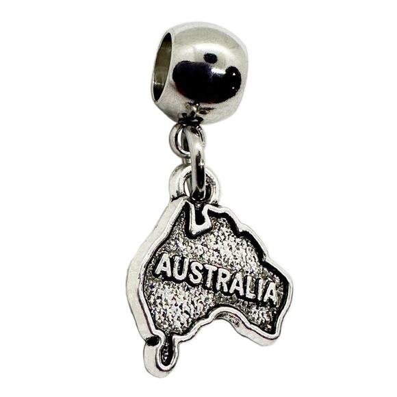 Australia Charm - Australia Map Charm - Picture 1 of 3